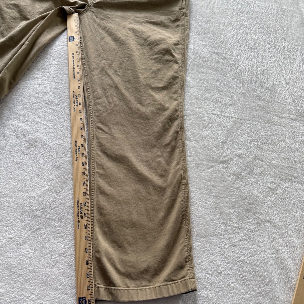Carhartt Rugged Flex Work Pants Khaki Relaxed Fit 42x34 Canvas - Picture 4 of 11